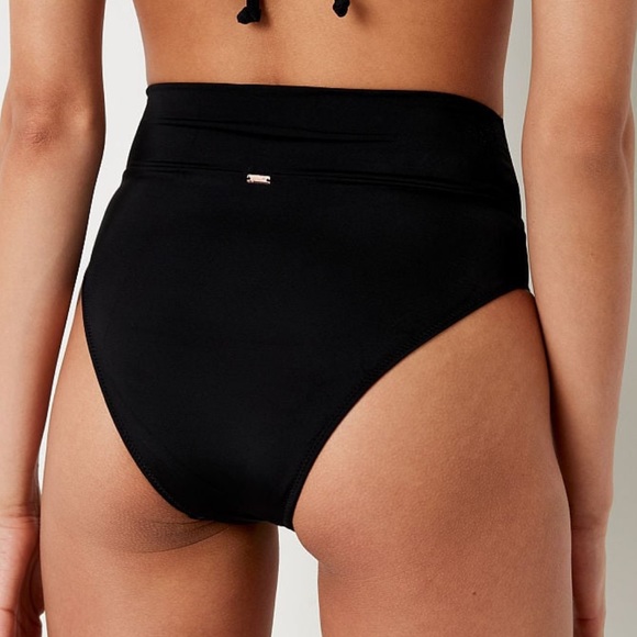 🆕 PINK VICTORIA’S SECRET SWIM  V-CROSSOVER HIGH-WAIST BIKINI BOTTOMS XXL 20 - Picture 6 of 16